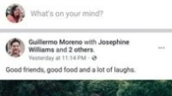 Facebook skrinshot 1