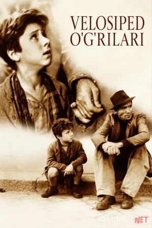 Velosiped o'g'rilari 1948 Italiya retro kino O'zbek tilida Uzbekcha tarjima