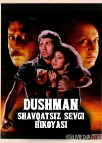 Dushman: Shafqatsiz sevgi hikoyasi / Hech narsa sevgini to‘xtata olmaydi Hind kino 1995 Uzbek tilida O'zbekcha tarjima kino Full HD tas-ix skachat